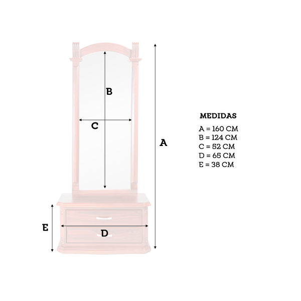 Tocador Perfumero Chalet