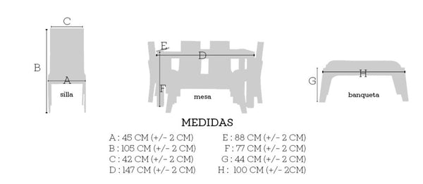 Comedor Diver 6 Puestos