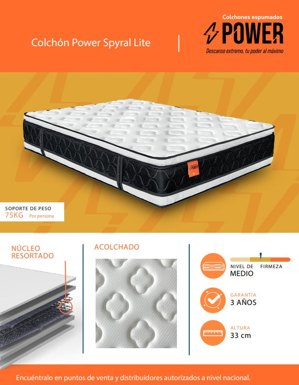 Colchon Power Spyral Lite